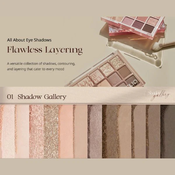 CLIO Shade & Shadow Palette 01 Shadow Gallery