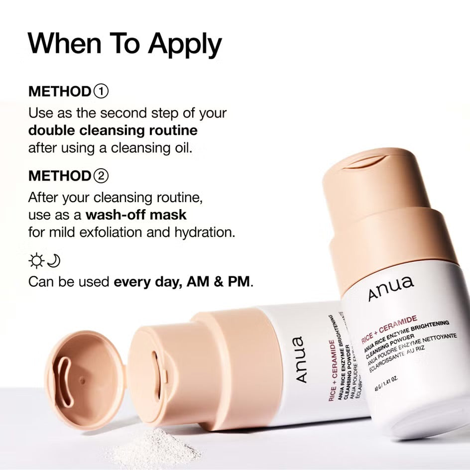 Anua - Rice Enzyme Brightening Cleansing Powder [40g]