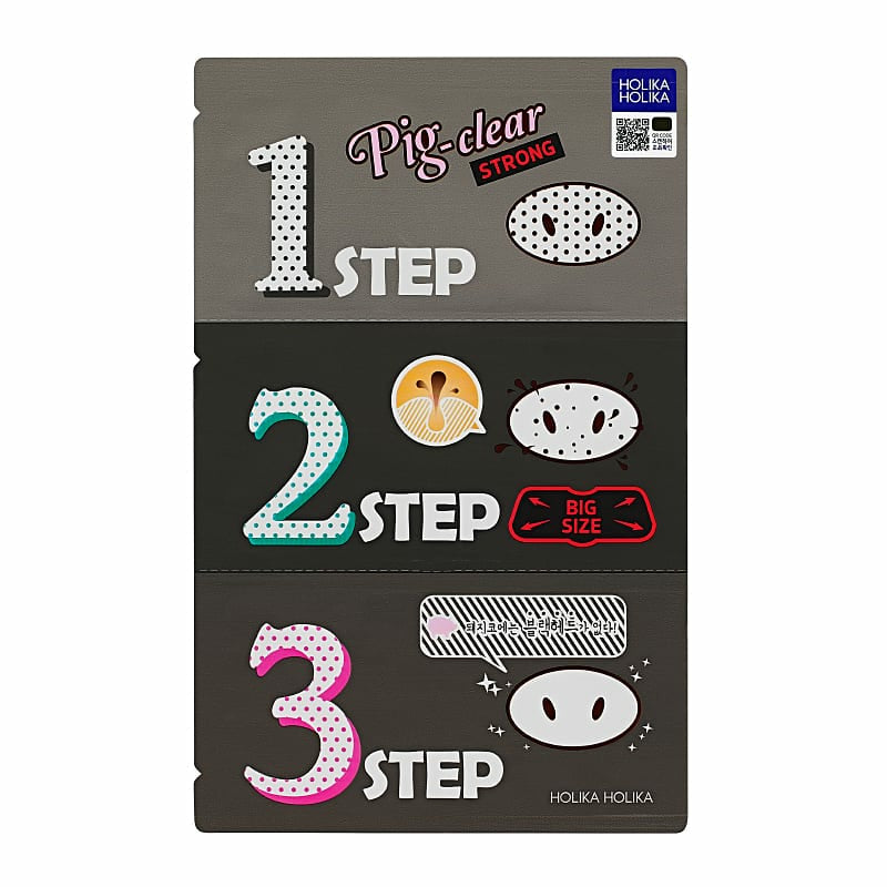 Holika Holika Pig-clear Black Head 3-Step Kit -STRONG