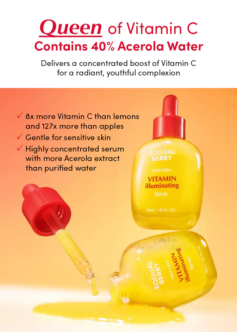 EQQUALBERRY - Vitamin illuminating Serum [30ml]